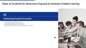 Strawman proposal for business problem solving powerpoint presentation slides