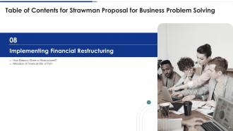 Strawman proposal for business problem solving powerpoint presentation slides