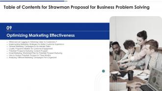 Strawman proposal for business problem solving powerpoint presentation slides