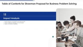 Strawman proposal for business problem solving powerpoint presentation slides