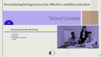 Streamlining Hiring Process For Effective Candidate Selection Powerpoint Presentation Slides Customizable Multipurpose