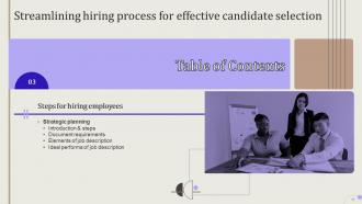 Streamlining Hiring Process For Effective Candidate Selection Powerpoint Presentation Slides Impressive Multipurpose