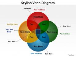 Stylish venn diagram templates 8