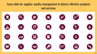 Supplier Quality Management To Deliver Effective Products And Services Strategy CD V Interactive Informative