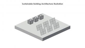 Sustainable Building Architecture Illustration