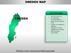 Sweden country powerpoint maps