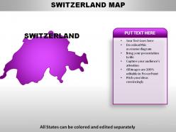 Switzerland country powerpoint maps