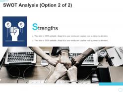 Swot analysis option 2 of 2 10 minutes self introduction ppt powerpoint presentation gallery