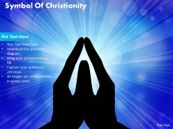 Symbol of christianity powerpoint diagrams presentation slides graphics 0912