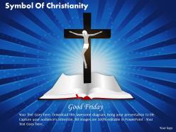 Symbol of christianity powerpoint diagrams presentation slides graphics 0912