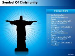 Symbol of christianity powerpoint diagrams presentation slides graphics 0912