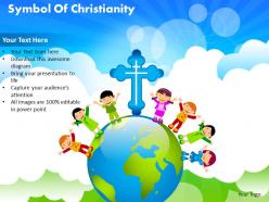 Symbol of christianity powerpoint diagrams presentation slides graphics 0912