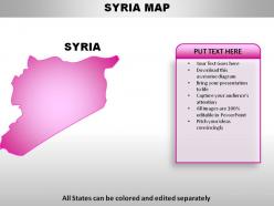 Syria country powerpoint maps