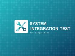 System Integration Test Review Requirement Initial Planning Define Tests Strategy