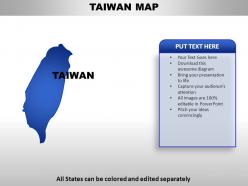 Taiwan country powerpoint maps