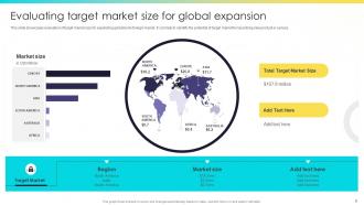 Target Market Assessment For Global Expansion Strategy MD