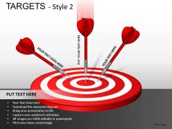 Targets 2 powerpoint presentation slides db