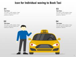 Taxi Icon Individual Location Luggage Signboard