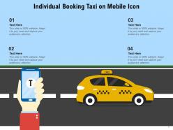 Taxi Icon Individual Location Luggage Signboard