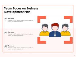 Team Focus Business Target Revenues Management Goal Development Plan