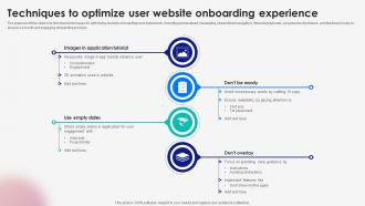 Techniques To Optimize User Website Onboarding Experience