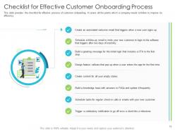 Techniques to reduce customer onboarding time powerpoint presentation slides