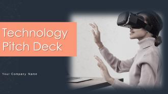 Technology pitch deck ppt template