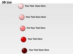 Text box list diagram