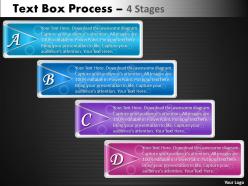 Text box process 4 stages 27