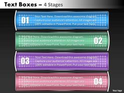 Textbox 4 stages 33