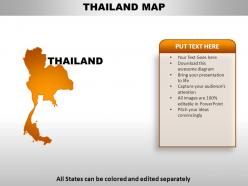 Thailand country powerpoint maps