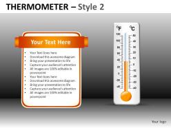 Thermometer 2 powerpoint presentation slides db