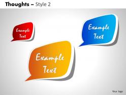 Thoughts style 2 ppt 2