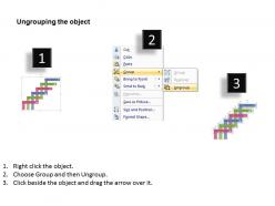 Three levels of timelines and icons ppt presentation slides