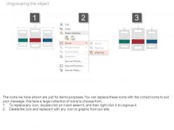 Three tags for financial value analysis powerpoint slides