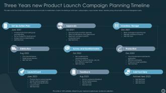 Three Year Planning Timeline Powerpoint Ppt Template Bundles