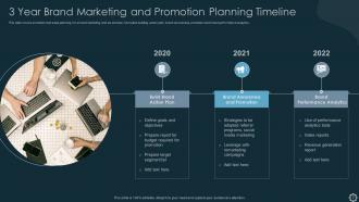 Three Year Planning Timeline Powerpoint Ppt Template Bundles