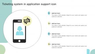 Ticketing System In Application Support Icon