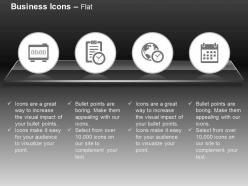 Time Clock Report Global Time Management Scheduler Ppt Icons Graphics