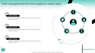 Time Management Icon For Employee Action Plan