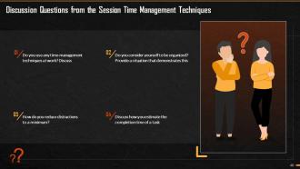 Time Management Techniques Training Ppt