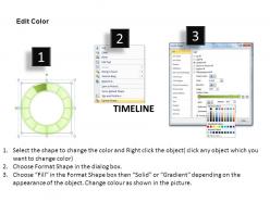 Timeline display 2 powerpoint presentation slides db