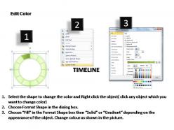 Timeline display style 2 powerpoint presentation slides