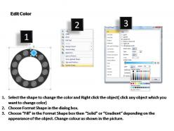 Timeline display style 3 powerpoint presentation slides