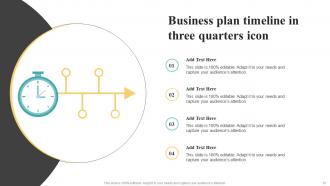 Timeline In Quarters Powerpoint Ppt Template Bundles