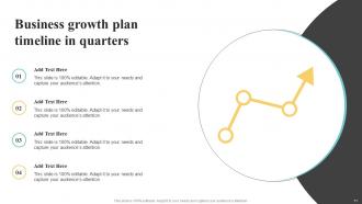 Timeline In Quarters Powerpoint Ppt Template Bundles