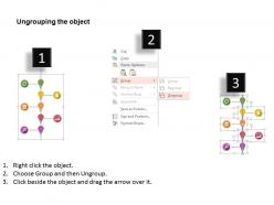 Timeline with finance saving and analysis flat powerpoint design