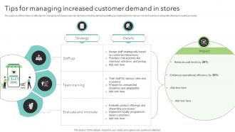 Tips For Managing Increased Customer Demand In Stores