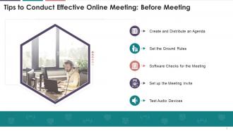 Tips To Conduct Effective Online Meeting Training Ppt