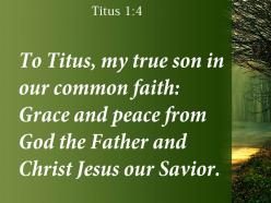 Titus 1 4 the father and christ jesus powerpoint church sermon